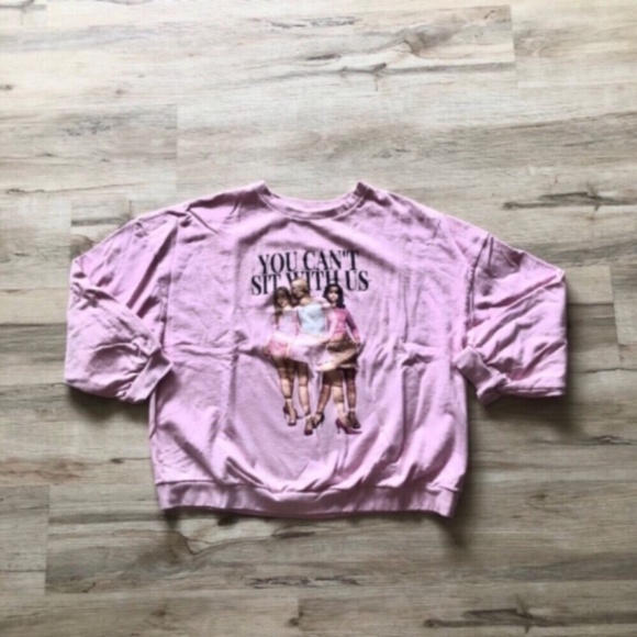 Mean Girls Pink Graphic Sweatshirt - Picture 2 of 7